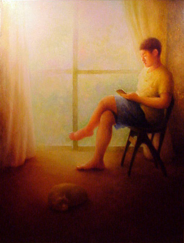 "Son" by Yoko Asari, original oil painting
